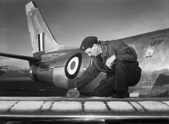 RECORD DATE NOT STATED North American F-86 Sabre USAF North American F-86 Sabre Date: 1950s  Copyright: Copyrightx(c)Geminix2023.xCredit:xGemini 11956541