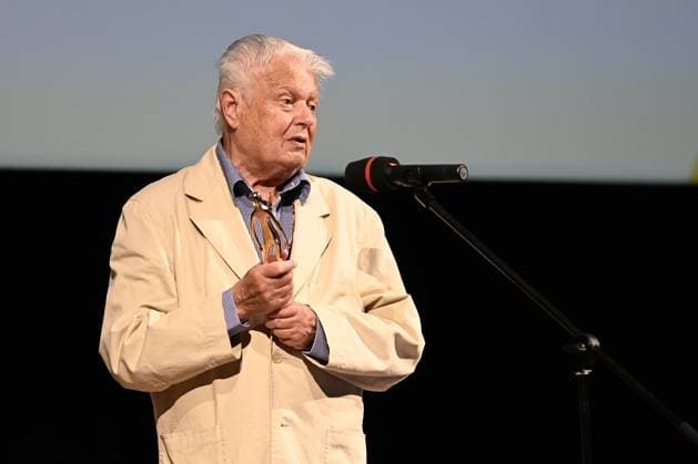 Czech film director Hynek Bocan receives the Golden Slipper award for outstanding contribution to Czech film at the 64th Zlin Film Festival, international film festival for children and youth, in Zlin, Czech Republic, on May 30, 2024. (CTKxPhoto DaliborxGluck) CTKPhotoP2024053008425  CTKPhotoP2024053008425