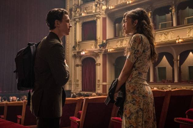 Spider-Man: Far from Home (2019) - filmstill Tom Holland & Zendaya Spider-Man: Far from Home (2019) - - - EDITORIAL USE ONLY Copyright: xJayxMaidmentx