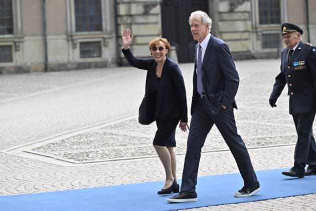 STOCKHOLM, SWEDEN 20240531 Actress Eva Rydberg arrives at Stockholm Castle to receive the Order of Vasa from King Carl Gustaf for long and successful involvement in the performing arts STOCKHOLM SWEDEN x10060x  Copyright: xHenrikxMontgomery TTx KUNGLIGA ORDNAR DELAS UT 7HQnRTlhWbA