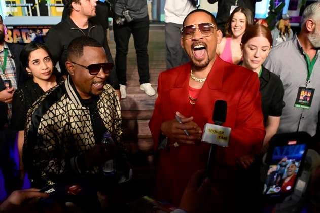 June 1, 2024, Mexico City, Ciudad de Mexico, Mexico: Actors Will Smith and Martin Lawrence are interviewed during the red carpet of Bad Boys: Ride or Die film premiere at Toreo Parque central. Mexico City Mexico - ZUMAe321 20240601_zea_e321_096 Copyright: xCarlosxTischler xEyepixxGroupx