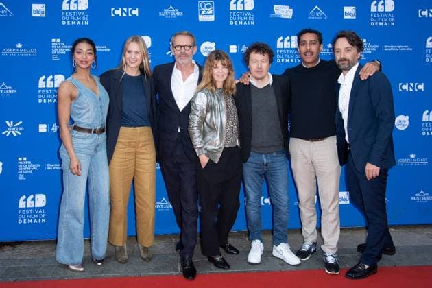 Vierzon Winners Photocall Ivan Calberac, Manon Bresch, Lambert Wilson, Gwendoline Hamon, Eloise Lang and Lyes Salem attending the Winners Photocall as part of the Festival du Film de Demain in Vierzon, France on June 02, 2024. Photo by Aurore Marechal ABACAPRESS.COM Vierzon France  Copyright: xMarechalxAurore ABACAx