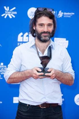 Vierzon Winners Photocall Vincent Cappello posing with his Honorable Mention Award for the movie Nouveau Monde during the Winners Photocall as part of the Festival du Film de Demain in Vierzon, France on June 02, 2024. Photo by Aurore Marechal ABACAPRESS.COM Vierzon France  Copyright: xMarechalxAurore ABACAx