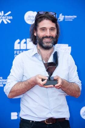 Vierzon Winners Photocall Vincent Cappello posing with his Honorable Mention Award for the movie Nouveau Monde during the Winners Photocall as part of the Festival du Film de Demain in Vierzon, France on June 02, 2024. Photo by Aurore Marechal ABACAPRESS.COM Vierzon France  Copyright: xMarechalxAurore ABACAx