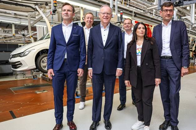 Ceremony 50 years of Golf production at Volkswagen in Wolfs