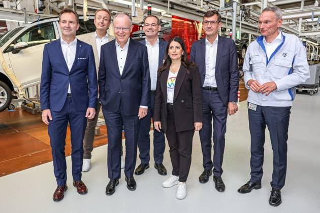 Ceremony 50 years of Golf production at Volkswagen in Wolfs