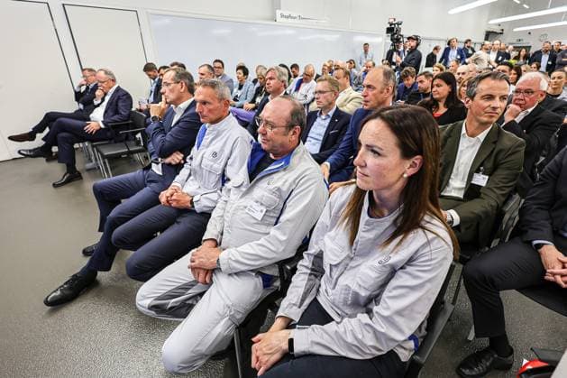 Celebration of 50 years of Golf production at Volkswagen in Wolfsburg Event room, VW Orchestra Wolfsburg VW Plant Wolfsburg Lower Saxony Germany