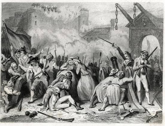 RECORD DATE NOT STATED French Revolution, Attack on the Bastille, Paris French Revolution, Attack on the Bastille, Paris Date: 1789  Copyright: Copyrightx(c)Geminix2023.xCredit:xGemini 13795472