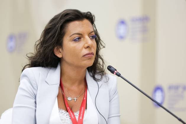 RUSSIA, ST PETERSBURG - JUNE 6, 2024: RT editor-in-chief Margarita Simonyan attends a session titled External Audit as a Tool for Improving Public Governance as part of the 2024 St Petersburg International Economic Forum (SPIEF) at the ExpoForum Convention and Exhibition Centre. Peter Kovalev TASS  70848560
