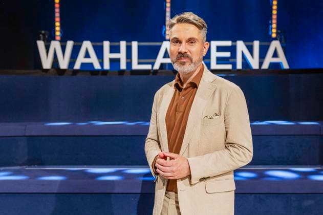 Fabio De Masi in der ARD Liveshow Wahlarena 2024 Europa mit den Spitzenkandidatinnen und -kandidaten der deutschen Parteien für das Europaparlament im KMZ. Erfurt, 06.06.2024 *** Fabio De Masi in the ARD live show Wahlarena 2024 Europa with the leading candidates of the German parties for the European Parliament at KMZ Erfurt, 06 06 2024 Foto:xM.xKremerx xFuturexImagex wahlarena_4642