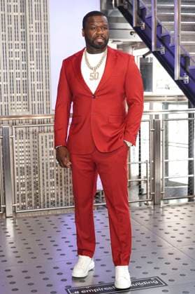 50 Cent at the press event for the final 4 season of the TV series Power Book II Ghost , Black Music Month and the 10th anniversary of the TV series Power at the Empire State Building New York, 06 06 2024 Foto:xJ.xNacionx xFuturexImagex power_4622