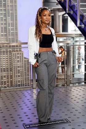 LaToya Tonodeo at the press event for the final 4 season of the TV series Power Book II Ghost , Black Music Month and the 10th anniversary of the TV series Power at the Empire State Building New York, 06 06 2024 Foto:xJ.xNacionx xFuturexImagex power_4636