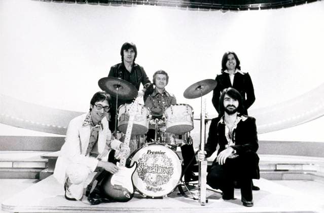 British group The Shadows in the late 1970 s. Michael Putland Retna UK Credit all uses British group The Shadows in the late 1970 s. Michael Putland Retna UK Credit all uses,  Copyright: x xMichaelxPutlandx xAvalonx 0535893541