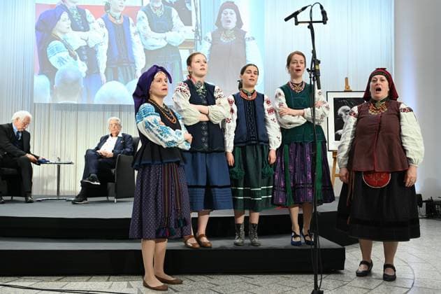 The Ukrainian choir Dyvyna at the award ceremony for the Lev Kopolev Prize for Peace and Human Rights 2023 2024