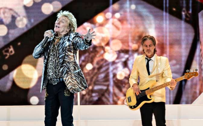 Bilder des Jahres 2024, Entertainment 06 Juni Entertainment Themen der Woche KW23 Entertainment Bilder des Tages Rod Stewart on stage at Royal Arena during his One last time concert on Sunday, June 9, 2023. (Photo: Torben Christensen Scanpix 2024) , Copenhagen Denmark *** Rod Stewart on stage at Royal Arena during his One last time concert on Sunday, June 9, 2023 Photo Torben Christensen Scanpix 2024 , Copenhagen Denmark  Copyright: TorbenxChristensen TorbenxChristensenx spdk20240609-211838-L