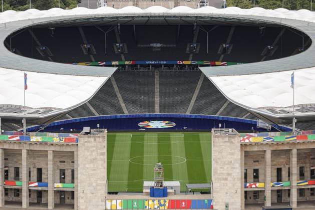 PXL_Berlin Olympic Stadium View at Berlin Olympic Stadium from Bell Tower of Berlin in Berlin, Germany on 11. June 2024. LukaxStanzl PIXSELL