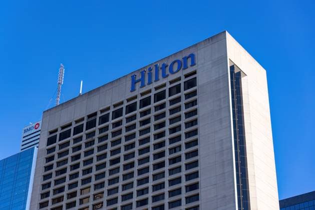 Hilton Hotel in Toronto Canada - TORONTO, CANADA - APRIL 18, 2024 Hilton Hotel in Toronto Canada - TORONTO, CANADA NORTH AMERICA - APRIL 18, 2024 Copyright: xZoonar.com ÊrikxLattweinx 21649327