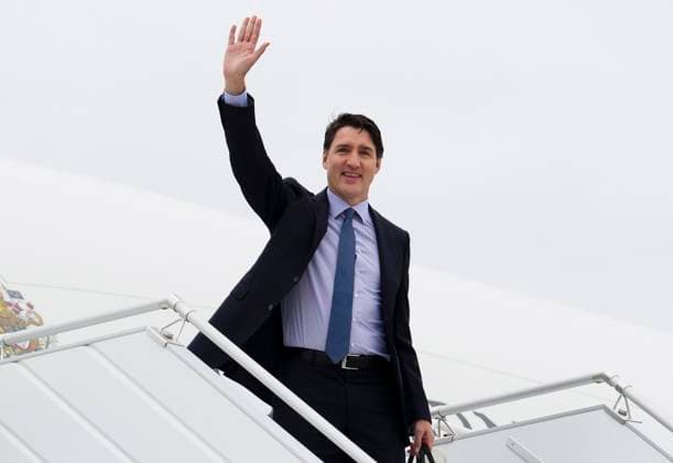 June 12, 2024, Ottawa, Ontario, Canada: Prime Minister Justin Trudeau departs Ottawa on Wednesday, June 12, 2024, on route to Italy to attend the G7 Summit. Ottawa Canada  - ZUMAc35_ 20240612_zaf_c35_001_20240612 Copyright: xSeanxKilpatrickx