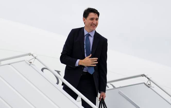 June 12, 2024, Ottawa, Ontario, Canada: Prime Minister Justin Trudeau departs Ottawa on Wednesday, June 12, 2024, on route to Italy to attend the G7 Summit. Ottawa Canada  - ZUMAc35_ 20240612_zaf_c35_002_20240612 Copyright: xSeanxKilpatrickx