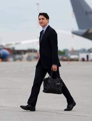 June 12, 2024, Ottawa, Ontario, Canada: Prime Minister Justin Trudeau departs Ottawa on Wednesday, June 12, 2024, on route to Italy to attend the G7 Summit. Ottawa Canada  - ZUMAc35_ 20240612_zaf_c35_005_20240612 Copyright: xSeanxKilpatrickx