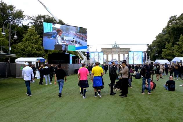 Opening of the Football Culture Summer 2024 on the occasion of the European Football Championship 2024 on the fan mile at the Brandenburg Gate Berlin, 12 06 2024 Foto:xF.xKernx xFuturexImagex fussballkultursommer_4601_20240613