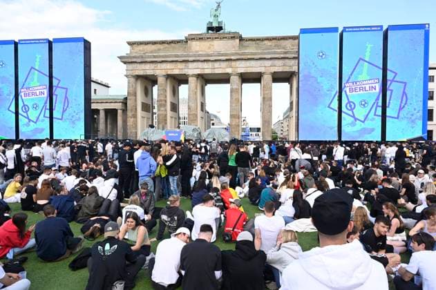 Opening of the Football Culture Summer 2024 on the occasion of the European Football Championship 2024 on the fan mile at the Brandenburg Gate Berlin, 12 06 2024 Foto:xF.xKernx xFuturexImagex fussballkultursommer_4602_20240613