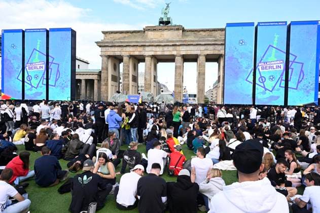 Opening of the Football Culture Summer 2024 on the occasion of the European Football Championship 2024 on the fan mile at the Brandenburg Gate Berlin, 12 06 2024 Foto:xF.xKernx xFuturexImagex fussballkultursommer_4603_20240613