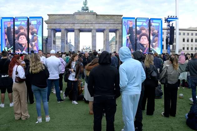 Opening of the Football Culture Summer 2024 on the occasion of the European Football Championship 2024 on the fan mile at the Brandenburg Gate Berlin, 12 06 2024 Foto:xF.xKernx xFuturexImagex fussballkultursommer_4604_20240613