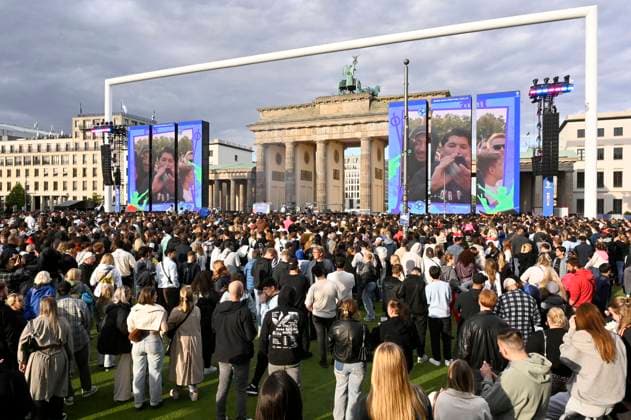 Opening of the Football Culture Summer 2024 on the occasion of the European Football Championship 2024 on the fan mile at the Brandenburg Gate Berlin, 12 06 2024 Foto:xF.xKernx xFuturexImagex fussballkultursommer_4612_20240613