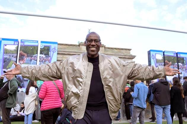 Joe Chialo at the opening of the Football Culture Summer 2024 on the occasion of the European Football Championship 2024 on the fan mile at the Brandenburg Gate Berlin, 12 06 2024 Foto:xF.xKernx xFuturexImagex fussballkultursommer_4617_20240613