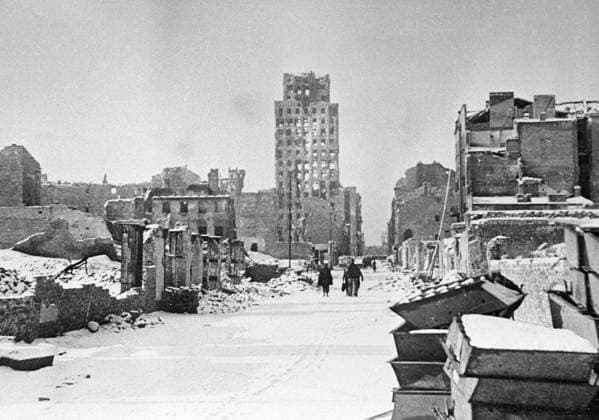 WARSAW WORLD WAR II 52984 18.02.1945 Warsaw liberated after the German occupation. RIA Novosti Sputnik Warsaw Poland  Copyright: xRIAxNovostix