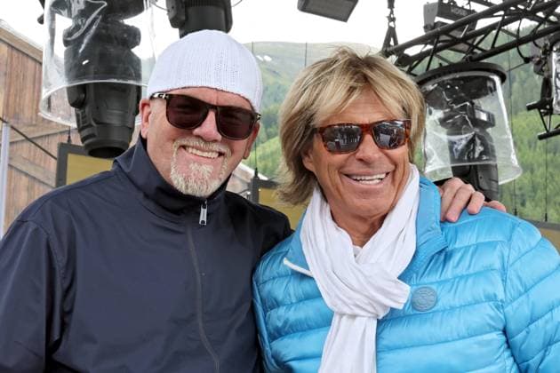 ORF Wenn die Musi spielt DJ Ötzi and singer Hansi Hinterseer on the sidelines of rehearsals for the music open air Wenn die Musi spielt on 14 06 2024 in Bad Kleinkirchheim 20240614SBK0034