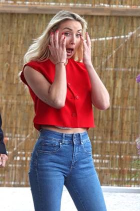 ORF Wenn die Musi spielt singer Anna Carina Woitschack on the sidelines of rehearsals for the music open air Wenn die Musi spielt on 14 06 2024 in Bad Kleinkirchheim 20240614SBK0017