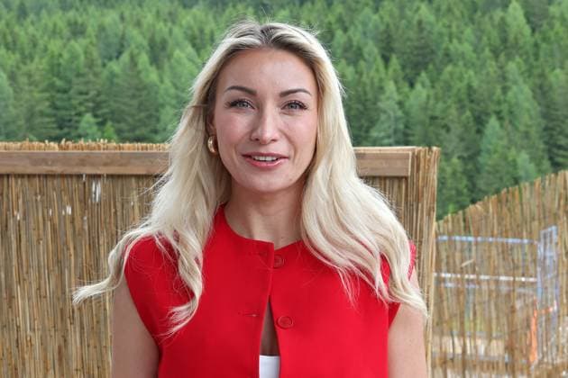 ORF Wenn die Musi spielt singer Anna Carina Woitschack on the sidelines of rehearsals for the music open air Wenn die Musi spielt on 14 06 2024 in Bad Kleinkirchheim 20240614SBK0037