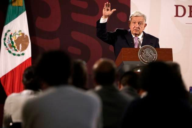 Outgoing MexicoÃ¢â‚¬â ¢s President, Andres Manuel Lopez Obrador, speaking about the fact that the reform of the Judiciary seeks to take power away from organized crime during a briefing conference at National Palace. Lopez Obrador announces that it will be his last press conference. Mexico City Mexico - ZUMAe321 20240614_zia_e321_013 Copyright: xLuisxBarronx