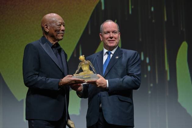 63rd Monte Carlo Television Festival Morgan Freeman , SAS Prince Albert de Monaco 306213 2024 06 14  Copyright: xLionelxGuericolas MPPx STAR_306213_200