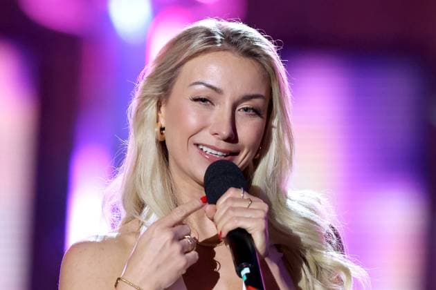 ORF Wenn die Musi spielt Sängeirn Anna Carina Woitschack during rehearsals for the music open air Wenn die Musi spielt on 14 06 2024 in Bad Kleinkirchheim 20240615SBK0166