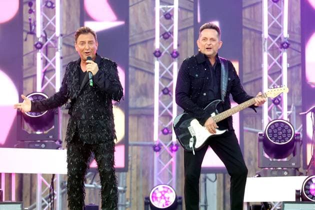 ORF Wenn die Musi spielt Duo Fantasy during rehearsals for the music open air Wenn die Musi spielt on 14 06 2024 in Bad Kleinkirchheim 20240615SBK0099