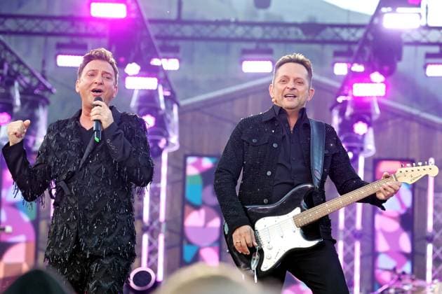 ORF Wenn die Musi spielt Duo Fantasy during rehearsals for the music open air Wenn die Musi spielt on 14 06 2024 in Bad Kleinkirchheim 20240615SBK0100