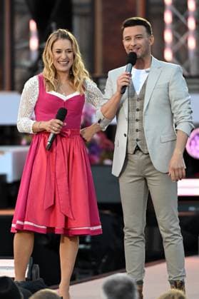 15 06 2024 Bad Kleinkirchheim St Oswald am Hoferriegel in Austria AUT Wenn die Musi spielt Open Air 2024 Stefanie Hertel and Marco Ventre,