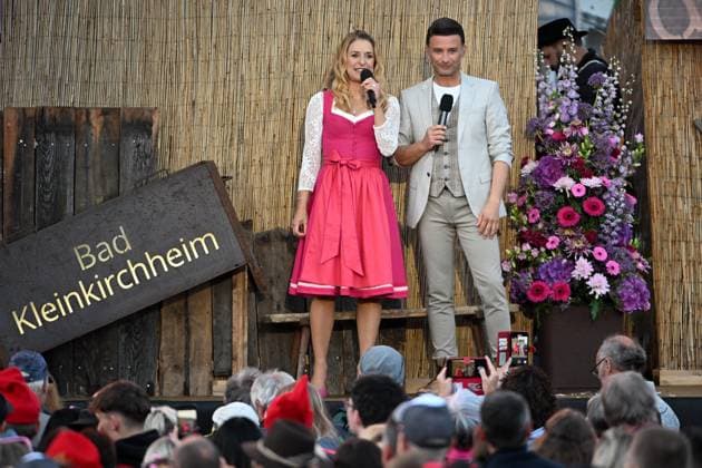 15 06 2024 Bad Kleinkirchheim St Oswald am Hoferriegel in Austria AUT Wenn die Musi spielt Open Air 2024 Stefanie Hertel and Marco Ventre,