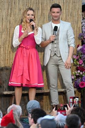 15 06 2024 Bad Kleinkirchheim St Oswald am Hoferriegel in Austria AUT Wenn die Musi spielt Open Air 2024 Stefanie Hertel and Marco Ventre,