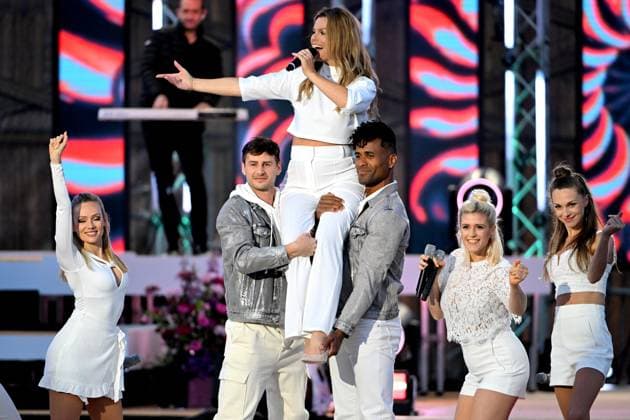 15 06 2024 Bad Kleinkirchheim St Oswald am Hoferriegel in Austria AUT Wenn die Musi spielt Open Air 2024 Saskia Leppin,
