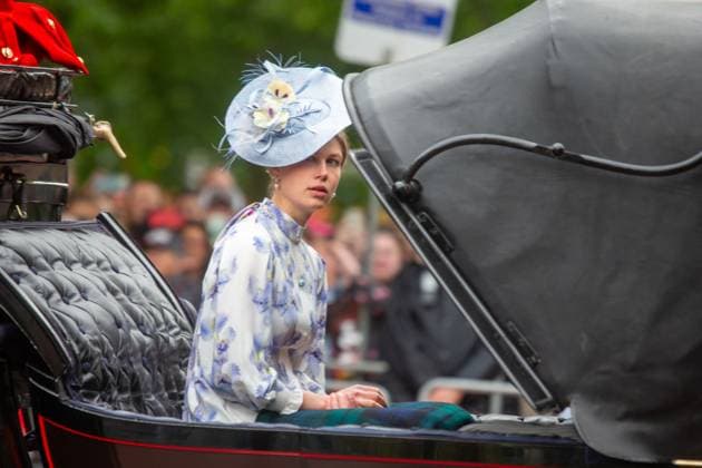 June 15, 2024, London, England, United Kingdom: Lady LOUISE WINDSOR is seen during Trooping of the Colour ceremonies. London United Kingdom - ZUMAs262 20240615_zip_s262_085 Copyright: xTayfunxSalcix