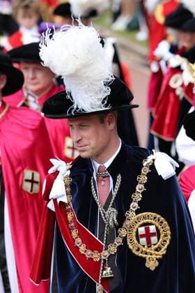 . 17 06 2024. Windsor , United Kingdom. King Charles III, Queen Camilla and other members of the UK Royal Family at the Garter Day service at Windsor Castle, United Kingdom.  xStephenxLockx xi-Imagesx IIM-25311-0004