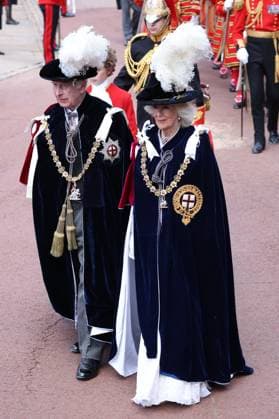 . 17 06 2024. Windsor , United Kingdom. King Charles III, Queen Camilla and other members of the UK Royal Family at the Garter Day service at Windsor Castle, United Kingdom.  xStephenxLockx xi-Imagesx IIM-25311-0006