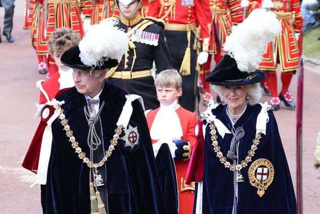 Entertainment Bilder des Tages . 17 06 2024. Windsor , United Kingdom. King Charles III, Queen Camilla and other members of the UK Royal Family at the Garter Day service at Windsor Castle, United Kingdom.  xStephenxLockx xi-Imagesx IIM-25311-0008