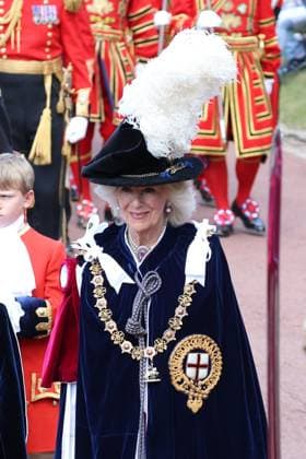 . 17 06 2024. Windsor , United Kingdom. King Charles III, Queen Camilla and other members of the UK Royal Family at the Garter Day service at Windsor Castle, United Kingdom.  xStephenxLockx xi-Imagesx IIM-25311-0009