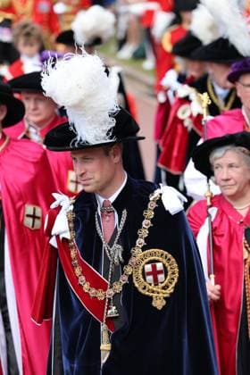 . 17 06 2024. Windsor , United Kingdom. King Charles III, Queen Camilla and other members of the UK Royal Family at the Garter Day service at Windsor Castle, United Kingdom.  xStephenxLockx xi-Imagesx IIM-25311-0011