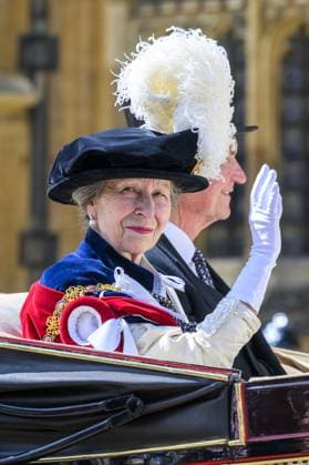The Prince of Wales leaves after attending the annual Order of the Garter Service at St George s Chapel, Windsor Castle. Featuring: Princess Anne, Timothy Laurence Where: Windsor, United Kingdom When: 17 Jun 2024 Credit: Cover Images EDITORIAL USE ONLY. NOT FOR USE BY NEWSPAPERS BASED IN THE UK. Copyright: xx coverimg53858397